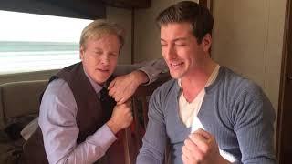 Daniel Lissing and Jack Wagner singing together