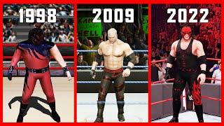 Evolution of KANE in WWE games 1998 - 2022