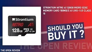 Strontium Nitro A1 128GB Micro SDXC Memory Card 100MBs A1 UHS-I U3 Class 10