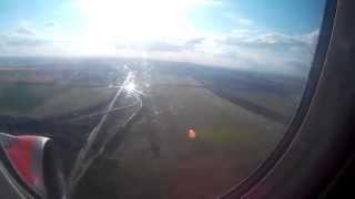 Airbus A320 взлет с аэропорта Борисполь Take-off from Kiev Borispol