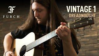 Furch Vintage 1 Dreadnought Sitka Spruce & Rosewood Demo    Donny Thurmon