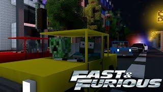 Monster School THE FAST AND FURIOUS CHALLENGE - Minecraft Animation