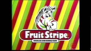 Fruit Stripe Gum  Television Commercial  1990