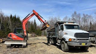 NO LOGGING TRUCK NO PROBLEMHAULING LOGS WITH A DUMP TRUCK. DOES IT MAKE SENSE?