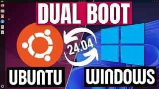 How to Dual Boot Ubuntu 24.04 LTS and Windows 10  11