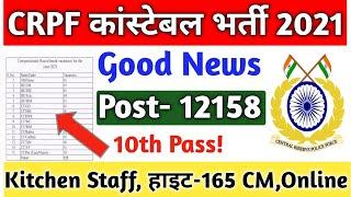 CRPF Recruitment 2021  CRPF Vacancy 2021  CRPF UPCOMING JOBS  Govt Jobs in 2021