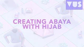 How to Make a Detailed Abaya with a Hijab  CLO 3D Design Tutorial
