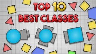Diep.io  TOP 10 BEST CLASSES 2018  Strongest Diep.io Tanks