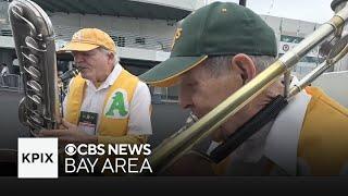 Brass band welcomes As fans to final game at the Oakland Coliseum