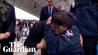 You saved Europe Zelenskiy shares emotional embrace with D-day veteran