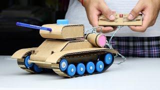 Wow Amazing RC Tank DIY at Home - Mini Gear RC Tank