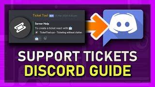 How To Create Support Tickets for your Discord Server