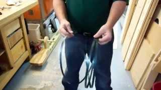 How to open a band saw blade safely