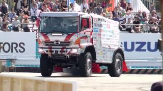 Racing truck video of HINO 500