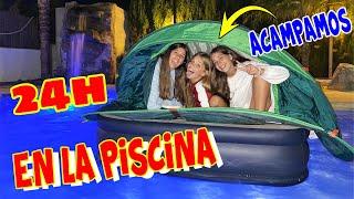 PASAMOS 24 HORAS EN LA PISCINA - ACAMPAMOS EN EL AGUA  El mundo de Indy