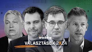 Választás 2024 - élő eredményváró műsor az Indexen