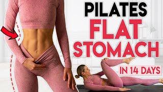 PILATES FLAT STOMACH in 14 Days  Belly Fat Burn  5 min Workout