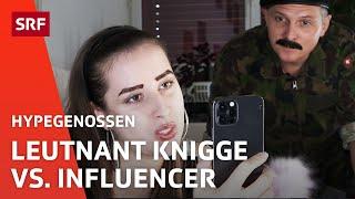 Leutnant Knigge nimmt Influencer hart ran  Hypegenossen  Comedy  SRF