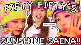 saena being fifty fiftys SUNSHINE