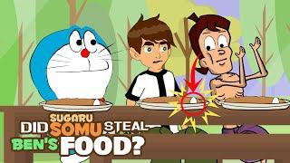 Did Sugaru Somu Steal Ben 10s Food ? » dora bujji ben 10 shinchan tamil new episode TS S3 E2