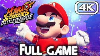 MARIO STRIKERS BATTLE LEAGUE Gameplay Walkthrough FULL GAME 4K 60FPS No Commentary 100%