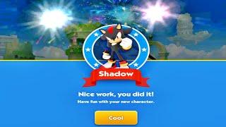 Sonic Dash - Shadow New Character Unlocked and Fully Upgraded - All Boss Battle Eggman and Zazz