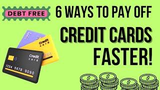 Pay off Credit Card Bills Faster Top 6 ways #CreditCardDebt #debtfreejourney