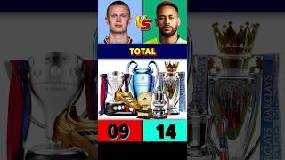 Erling Haaland Vs Neymar Jr All Trophies & Awards 