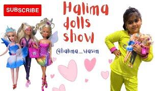 Halima showing her Dolls @halima_wasim #kids #fun #dolls #kuwait #summervibes