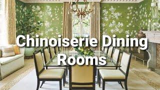 Chinoiserie Dining Rooms  Interior Design Ideas