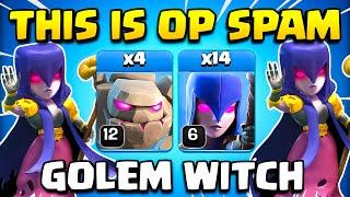 3 Star MAX TH16 Bases ? With Using Th15 Army  TH15 Golem Witch Attack Strategy coc