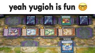 YEAH YUGIOH IS FUN