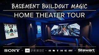 EPIC Home Theater Build + Full Basement Transformation The BEST Basement Makeover EVER?