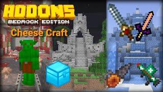  Minecraft Bedrock Edition 1.18 1.19 Cheese Craft addonpack  modpack mediafire link