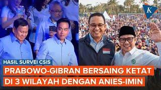 Hasil Survei CSIS Ketatnya Persaingan Anies-Imin VS Prabowo-Gibran di Sumatera dan Jakarta-Banten