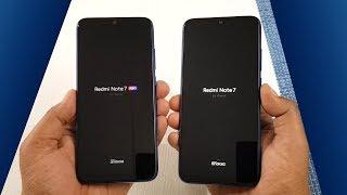 Redmi Note 7 vs Redmi Note 7 Pro SpeedTest & Camera Comparison