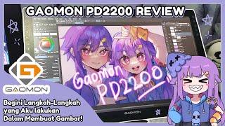 My Steps in Making an Artwork Gaomon PD2200 Pen Display Review