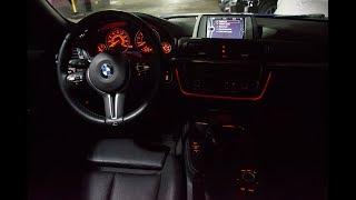 DIY BMW F30 LCI LED Radio AC Trim Bezel Retrofit with pre-made wire harness - link included