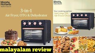 Morphy Richards AirCrisp 25 Litre Air Fryer Oven review & demo