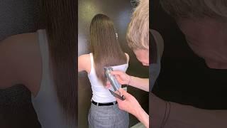 женская стрижка машинкой #женскаястрижка  #barber #haircut