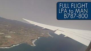 TUI Full Flight  Las Palmas Gran Canaria to Manchester