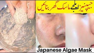 How to Make Algae Mask at Home  Japanese Algae Mask Beauty Tips in Urdu Hindi  Skin Care