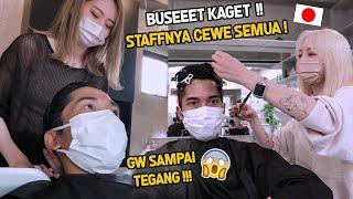 Cantik-cantik pekerja salonya bikin betah potong rambut di Jepang  