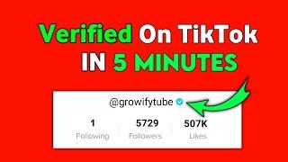 How to Get Verified On TikTok  Getting BLUE BADGE on TikTok 2022 100% working