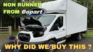 WE BOUGHT A CRASH DAMAGED NON RUNNER TRANSIT BUT WILL IT RUN?