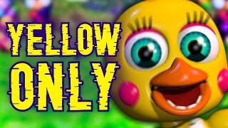 Can you beat FNaF World ONLY using YELLOW Animatronics?