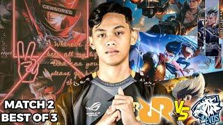 Gila Claude Skylar Di Lepas?? Gila Banget Claudenya RRQ VS EVOS MATCH 2 - Mobile Legends