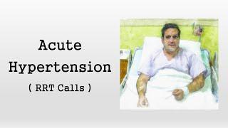 Acute Hypertension Rapid Response Calls