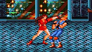 Bare Knuckle  Streets of Rage 1991 Blaze Playthrough BOTH Endings SEGA Mega Drive iPlaySEGA