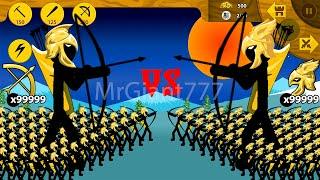 GOLDEN ARCHIDON VS POWERFUL ARCHER GOLDEN CHAOS SPELL x9999  Stick War Legacy Mod  MrGiant777